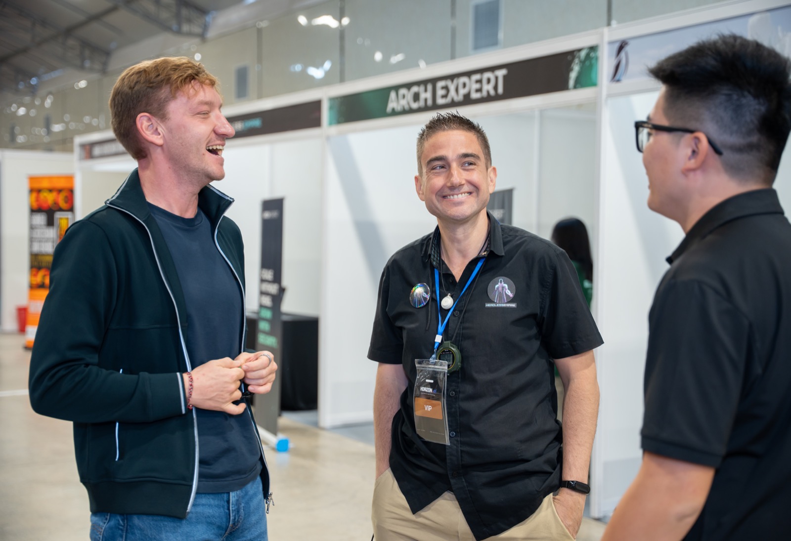 Official HorizonAI Expo 2026 professional photo 1 of 5 — Mike Michelini speaking, Ho Chi Minh City