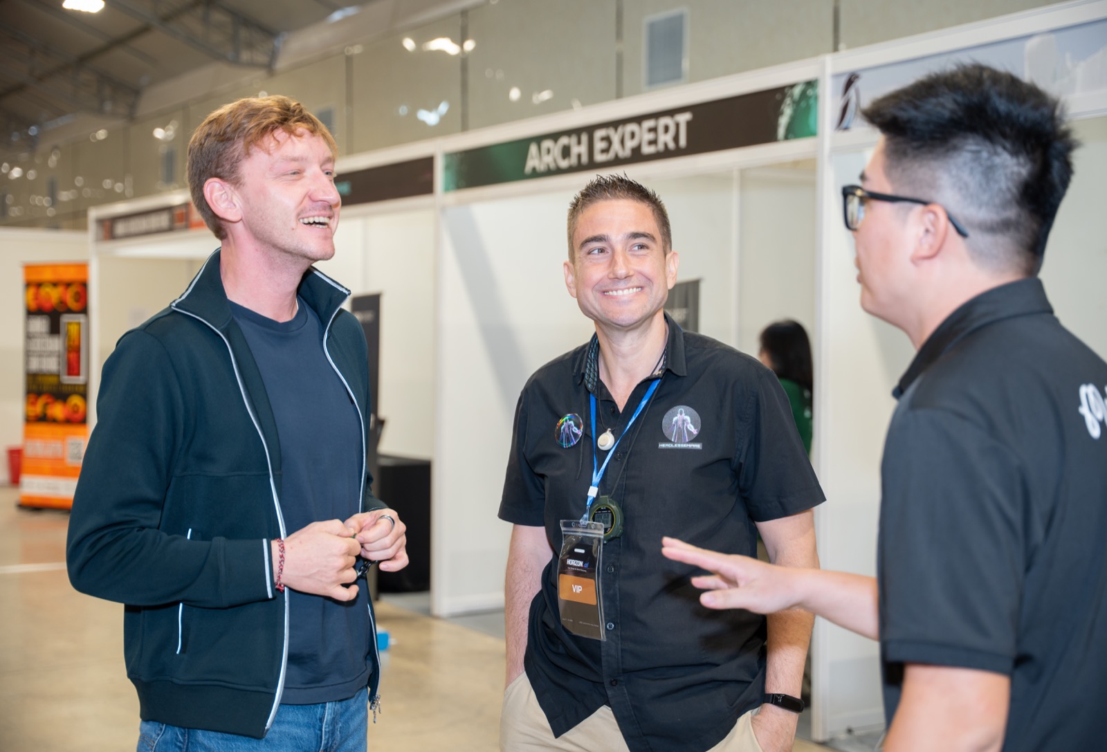 Official HorizonAI Expo 2026 professional photo 2 of 5 — Mike Michelini speaking, Ho Chi Minh City