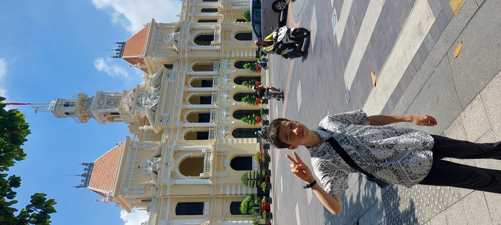 Mike and Miles touring Ho Chi Minh City